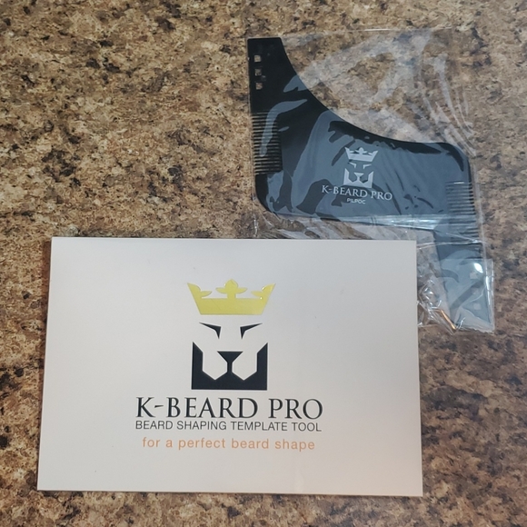 K-Beard Other - (Bundle 3/$20) K-BEARD PRO BEARD SHAPING TEMPLATE